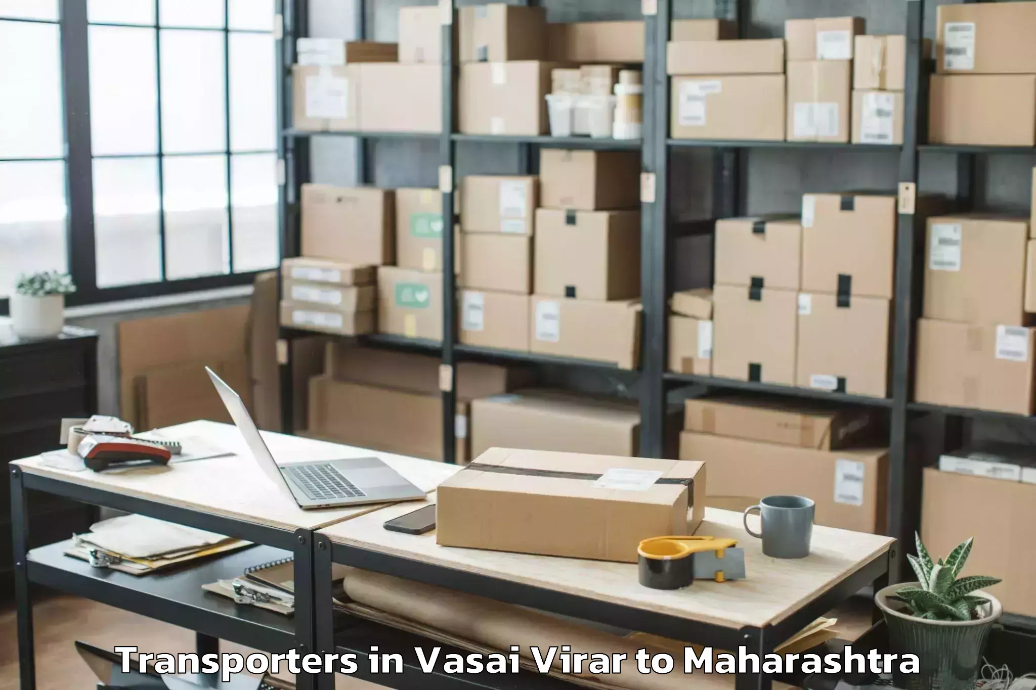 Book Vasai Virar to Bhamragarh Transporters Online